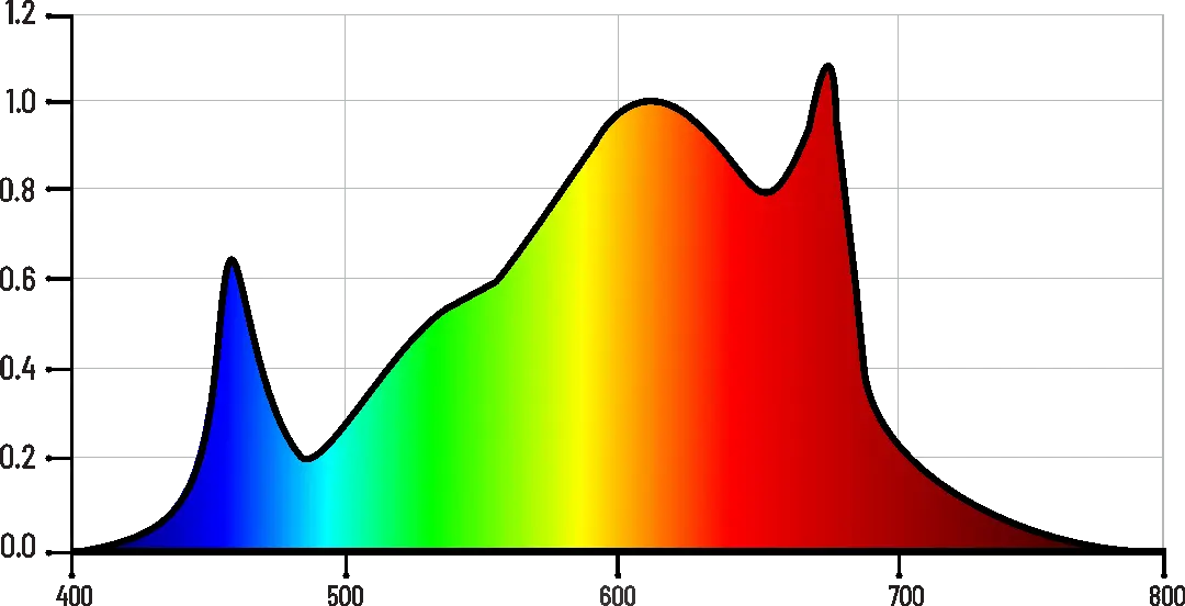 grafico barras led 600w